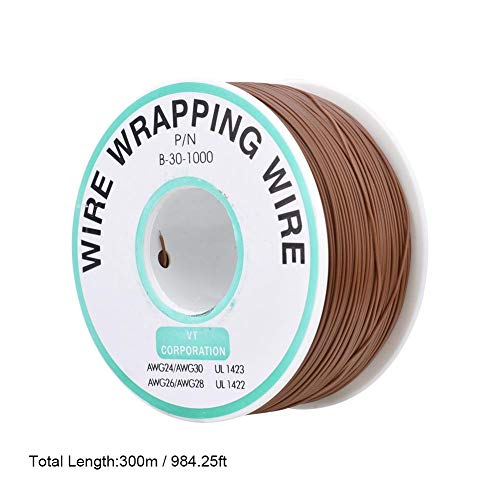 Koperdraad 30AWG Bruin OK Draad Gedrukt Circuit Bord Reparatie Accessoires Tin Verguld Koper Draad 30AWG Inpakken Jumper, Bruin 4