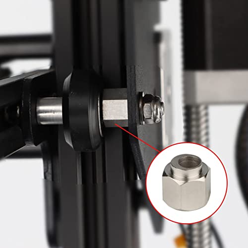 POM Pulley Wielset met rubberen Bea Wiel voor 3D Printer (Zwarte Pulley) 4