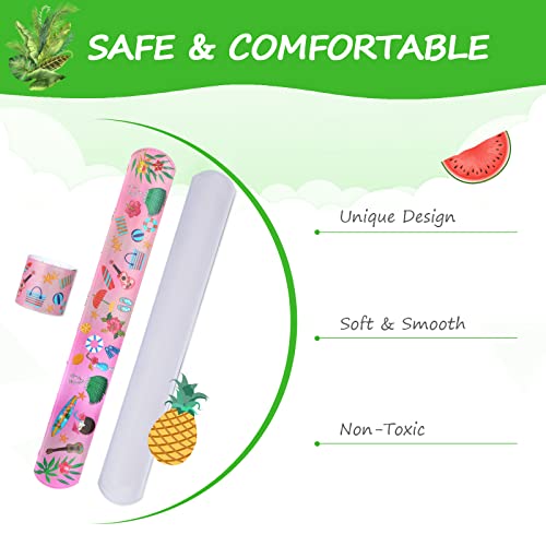 Klik op armbanden voor kinderen, kleurrijke dieren/ruimte/dinosaurus/Eenhoorn/meermin, vouwen armbanden, kinderen verjaardagsfeest Geschenken Perfect voor kinderen jongens meisjes 23*5.5*2,5, polyvinylchloride 3