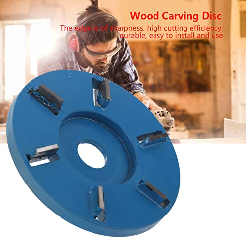 Stump Verwijderaar Hoek Grinder hout snijden schijf 6 tanden kettingzaag Mill Cutter Houtbewerking mes gereedschap hout Turbo Carving Disc Hout slijpen schijf slijpen Wiel (vlakblad) 3