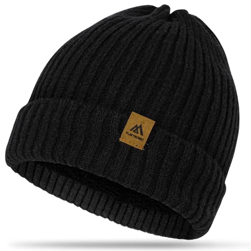 Mannen Beanie Hoed, Warme Winterhoed, Gebreide Hoed, Stretchy Zachte Warm Winterhoed, Thermal Beanie, Zacht, Elastisch, voor Mannen en Vrouwen