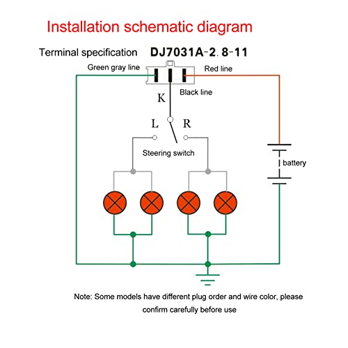Motorfiets LED indicator relais, DC12.8V motor LED Flasher Relais LED-indicator Relais Vervanging voor Kymco 100, Turn Signal Relais 4