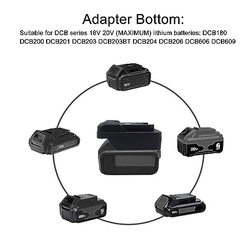 Batterijadapter voor Draadloze Gereedschappen, Batterijadapter Converter voor 18V 20V Serie Lithium Ion Batterijen voor PARKSIDE X20V Gereedschap 3