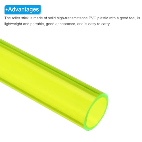 Tafeltennis Rubber roller, tafeltennis roll Stick Bar Glue Rolling Stick Plastic DIY Sticky Tool voor Assembling Tafeltennis Racket, Geel 3