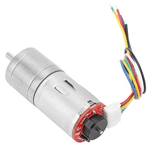 Encoder Gear Motor, DC 12V Gear Motor Speed Gear Motor voor Robot RC Auto DIY Engine Speelgoed(50rpm)