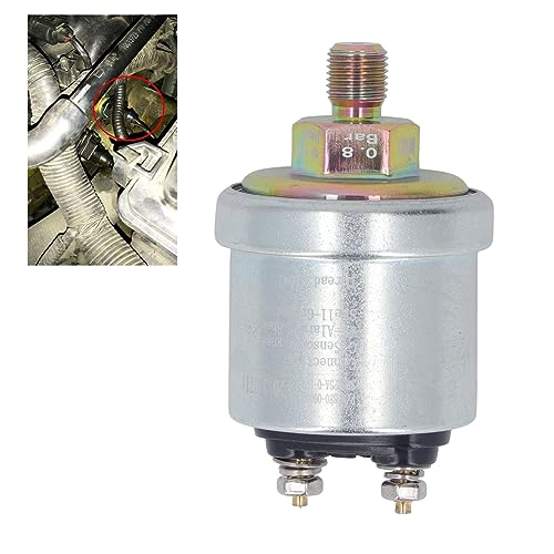 Brandstofdruksensor, hoge druk messing oliedruksensor, mannelijke draad M10 x 1/8NPT, duurzaam en eenvoudig te installeren voor VDO, fluorometer (0-10 Bar) 5