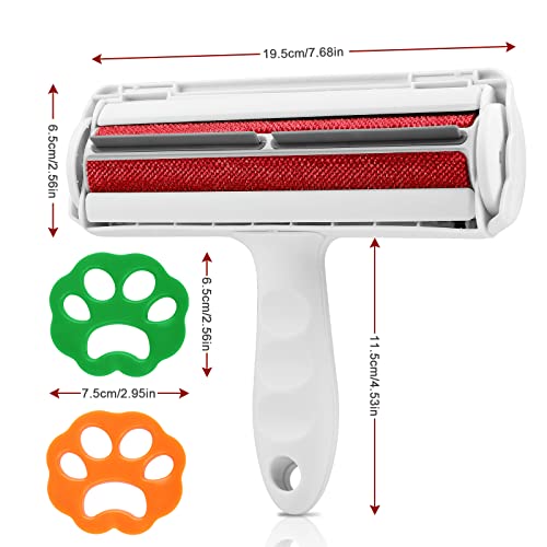 Haarborstel, katten, honden, Magic Roll, Anti-Hair, Magic Brush voor het verwijderen van magisch haar, Pet Hair Roll, Epilator (2 x Kleding Epilator voor wasmachine)