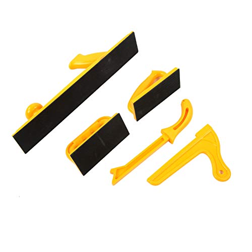 Duwblok, 5-delige veiligheidsdrukblok en stickpakket Gereedschap voor het frezen van hout 4