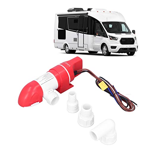 12V 1100 GPH Boot Kielpomp, Elektrische Bill Pump, Automatische 360 graden Bill Pump, Roestvrij stalen Bill Pump voor boten, Low Bill Pump, Boot Accessoires