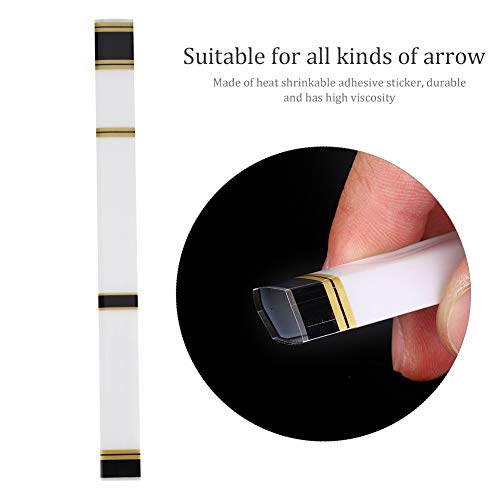 Wraps, 15 st Universal Heat Shrinkable Zelfklevende boogschieten Zichtbaarheid pijl Sticker Shaft accessoire 5