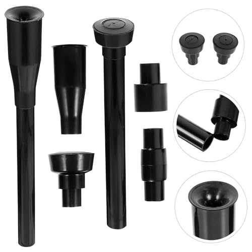 8-Piece Pond Pump Nozzle Set Plastic Tuin Fountain Pump Waterval Head Set Kleine Fountain Nozzle Head Set (zwart) 3