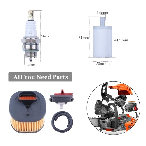 Heavy Duty Air Filter Brandstofslang Filter Switch Herbouw Kit voor Husqvarna 372XP 372 XP kettingzaag Onderdelen