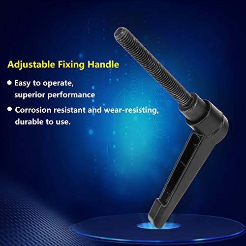 4PCS Verstelbare bevestigingshandvat metaal Machineknopen Verstelbare bevestigingshandgreep M6 Buitendraad:(20MM) 4