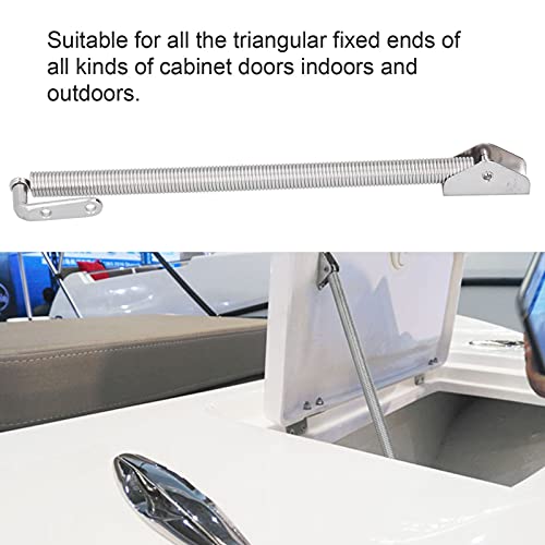 10-1/4in Shutter Spring Richter, Boot Hatch ondersteuning Spring Roestvrij stalen cabine deur ondersteuning hardware boot accessoires Voor Marine Boat Yacht 4