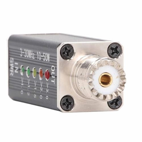 Meter SWR Meter Portable Short Wave Standing Wave Meter Power Meter voor het testen van SWR vermogen, tot 200W Power Type C Professional Netwerkanalyser van 4