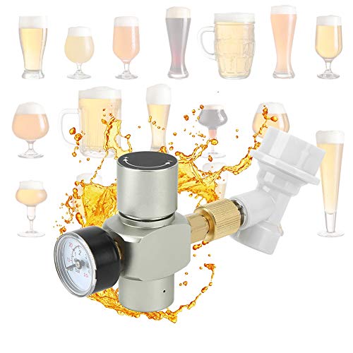 Homebrew Bier CO2 Controller Oplader Gas Scheiding met Plastic Connector 0-60PSI 4