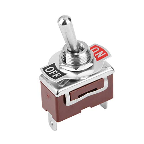 Rocker Switch 250V 15A, 2 Pin 2 Positie Aan/uit Tijdelijke Schakelschakelaar 12mm Montagegat 3