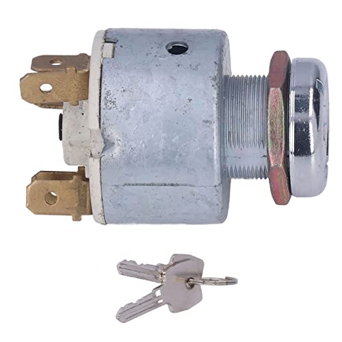 Ontstekingsslot 3 Terminal 3 Positie Universele Starter Switch Ontstekingsslot Cilinder met 2 stuks sleutel voor auto trekker DC 12V 3