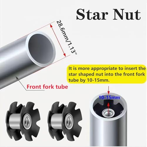 2 stuks fietsheadset stermoer voor vorken 1-1/8 inch (29,6 mm) 4