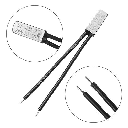 Thermostaat Thermische Beschermer, KSD9700 Thermische Beschermer - Bimetaal Temperatuurschakelaar N/O (130 °C, Normaal Sluiten)