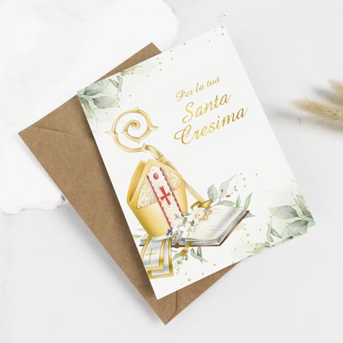 Bijlagekaart in het Italiaans, 12 x 17 cm, met envelop 3