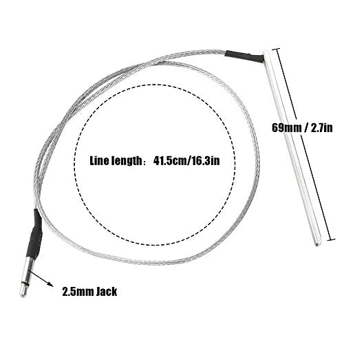 1 stuks Gitarre Piezo Pickup, Untersattel Piezo Pickup mit 2.5mm Klinke f ̈1r Akustikgitarre