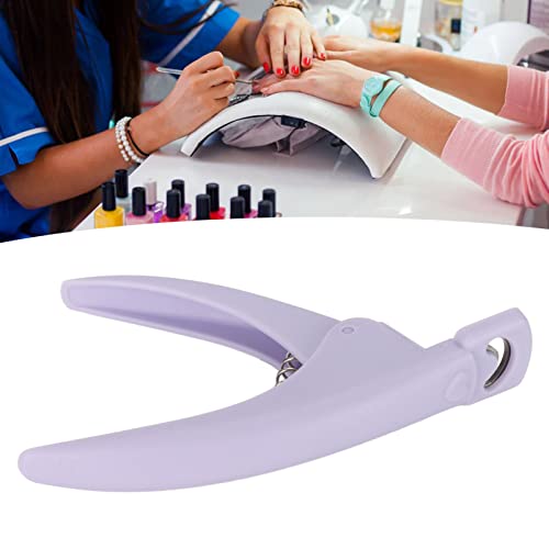 Nagel Tip Cutter, Roestvrij staal Portable Professional Artificial Nail Trimmer, Professional Acryl Valse Nagel Clipper voor Manicure DIY (Paars) 5