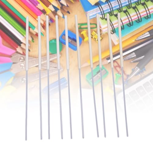 10PCS Terugtrekbare gum navult Rubber Vervanging gumpen Pen Style Pencil gumpen Hervult voor tekenen, schrijven, werk en dagelijkse studie huis, kantoor en meer (rond) 3