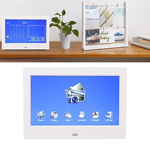Elektronische fotolijstweergave wit 100-240V Digital Photo Frame 7" MP3 Music for Home Family (#1) Video en Milieu 3