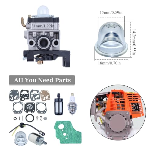 Carburator Carb pakking Diafargm Kit voor Honda GX35 HHT35 HHT35S Motor Trimmers Brush Cutter Waterpomp Generator
