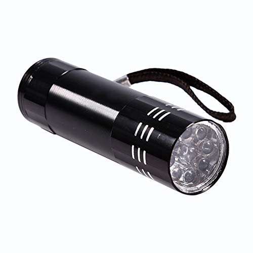 Climbing Tool Aluminium Legering 9 Led Ultra Violet zaklamp achtergrondverlichting lichtlamp zaklampen 5
