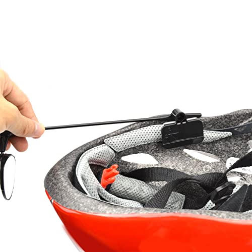 Verstelbare achteruitkijkspiegel helm, helm achteruitkijkspiegel fietsspiegel voor helm, hoed of kap 4