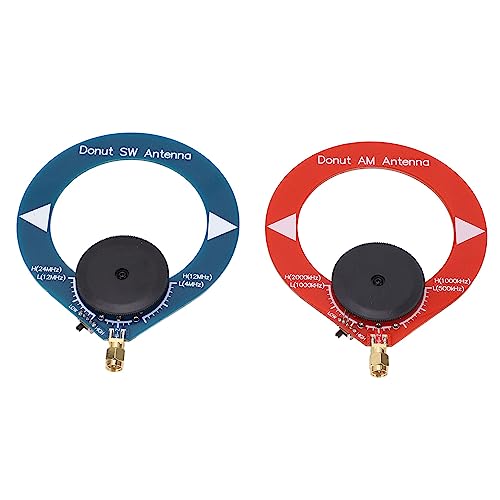 2pcs AM donut mini loop antenne voor draagbare radio-anti-inmenging MW SW korte golven 3