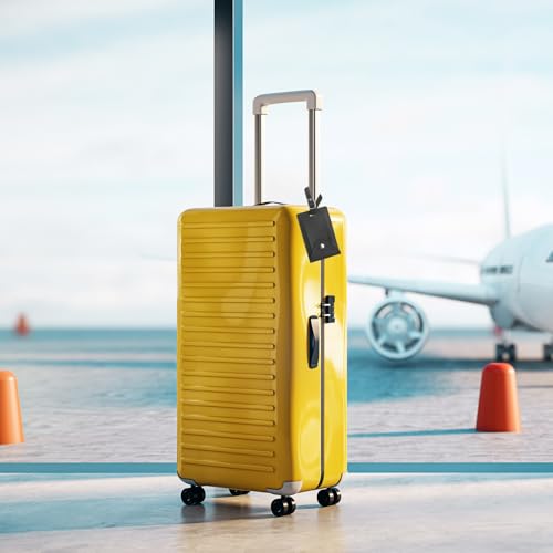 Bagagelabels voor koffers, 2 stuks PU-lederen bagagelabels privacybescherming bagage-identificatie reistaslabels reisaccessoires, lichtgroen 5