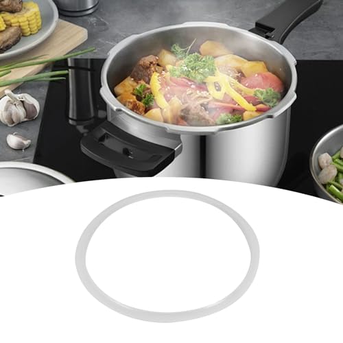 Siliconen Rubber Sealing Ring, Vervanging voor Drukkookplaten, Vervanging voor Transparant Afdichtingsring Ring Home Drukkoker Keuken (Pressure Cooker Binnendiameter: 24cm)
