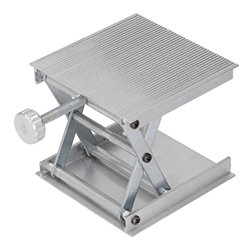Laboratoriumliftplatform voor niveautabel, vloermontagetafel, verstelbare tafelwandtabel voor tafelgereedschap, 90mm heftafels (zilver) 4