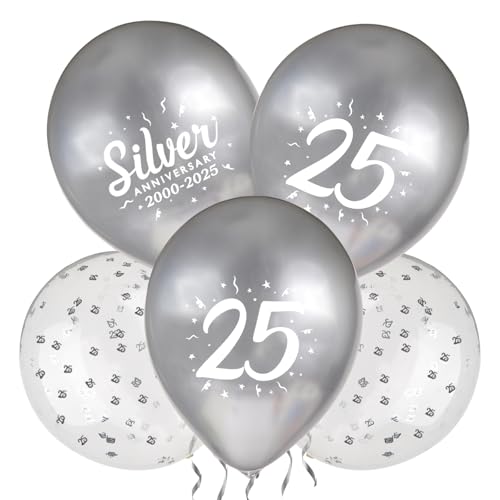 24st 25e zilveren bruiloft verjaardag decoraties 1999-2024 Verjaardag ballon set voor verjaardag partij levering