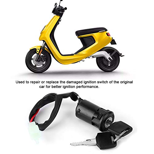 Ontstekingsschakelaar, elektrische mobiele ontstekingslotsleutel 2 Wire Universal Moto Accessoires Vervanging voor Scooter ATV