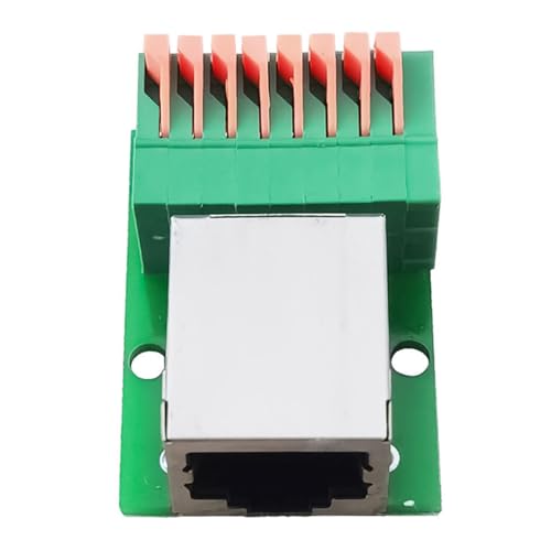 2st. RJ45 Ethernet Connector Clamp RJ45 8P8C Vrouw tot 8 Pin Adapter Connector Breakout RJ45 Solderless Network Interface Connector met PCB 5