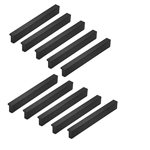 10 Eenheden L 90° Keukenkast deurkruk Pull Knobs Dresser Lade Sets, Aluminium, Solid, Gat Spacing 96m m