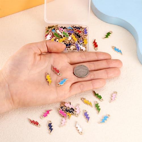 Kleurrijke Legering Emaill Charms Hangers Goud Vergulde voor sieraden het maken van bengelen oorbellen armbanden ambachten Dangle 5