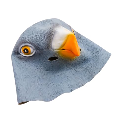 Duivenmasker, Deluxe Novelty Halloween Kostuumfeest Latex Dierenhoofd Masker voor Cosplay, Thema Evenementen en Leuke Dress Up