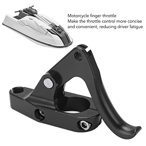 Thumb Accelerator, Finger Throttle Short Clutch Lever Thumb Assembly Replacement for JETSKI(Black)