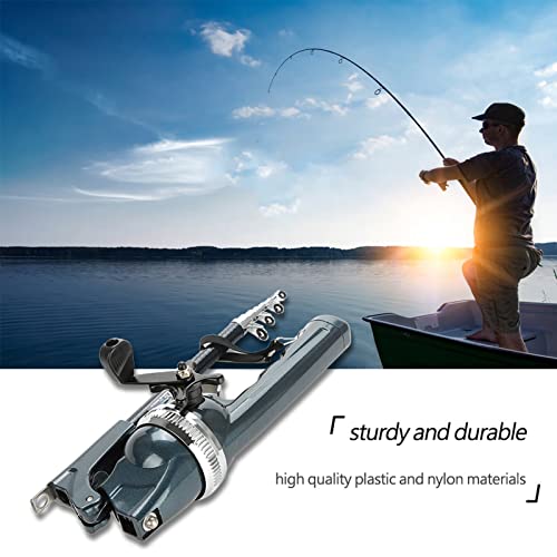 Fishing Rod Grinder Zoetwater Lichtgewicht Plastic Opvouwbaar Geïntegreerde Closed Reel Tackle Accessory 3