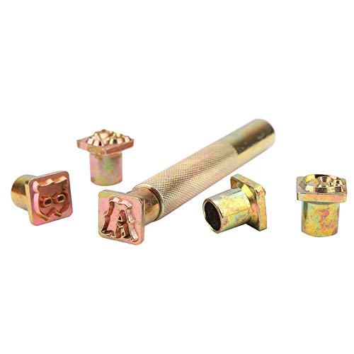 26 stuks Lederen Ponsgereedschap, 26 letters Imprinted Ponsgereedschappen voor riemtasschoenen Ambacht Markering