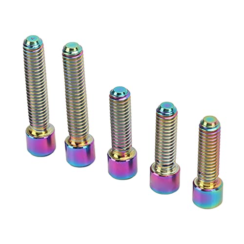 M4 3Scs 13.5 2Scs 20mm Derailleur Schroeven, Roestvrij voor- en achterzijde Derailleur Limit Fijne aanpassing voor Mountainbike (kleurrijk)