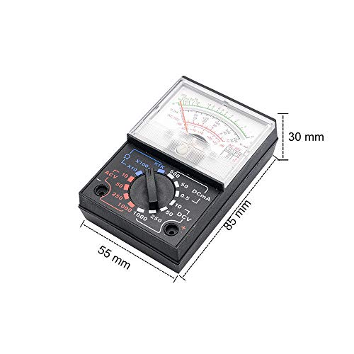 Analoge multimeter Voltimeter elektrische passagetester YX 1000A AC DC stroomweerstandsmeter