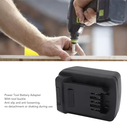 Adapter voor ABS Batterij Converter Power Tool Adapter met Gesp voor Gereedschap SKIL 20V DCB180 DCB200 DCB Series 18V 20V, ABS Materiaal
