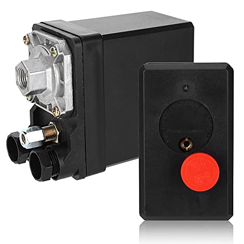 Pressostat FB-31, Contrôle de Remplacement du Pressostat de Compresseur D'air Triphasé Verticaal 380V 8 kg, Trou Uniek 4