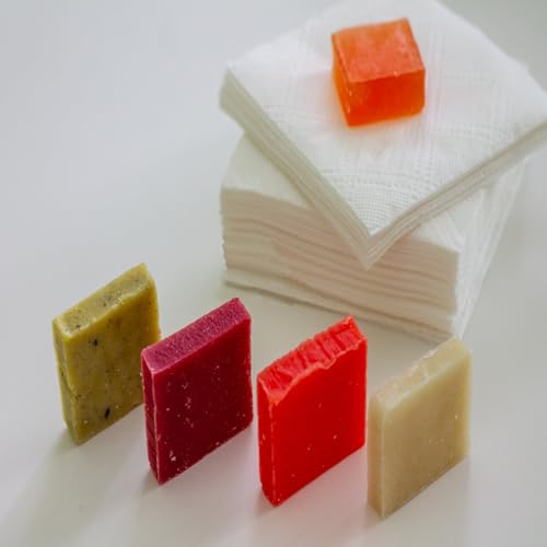 Verpakking van 3 DIY Zeepvormen, Siliconen Vorm, 6 Uitsparingen, Rechthoekig, 3 Kleuren, Siliconen Vorm, Geschikt voor Zeep, Handgemaakte Zeep, Zeep Vormen (Roze, Blauw, Paars 5